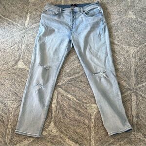 7 FAM lightwash Josefina Feminine Boyfriend button fly jeans with stretch size31